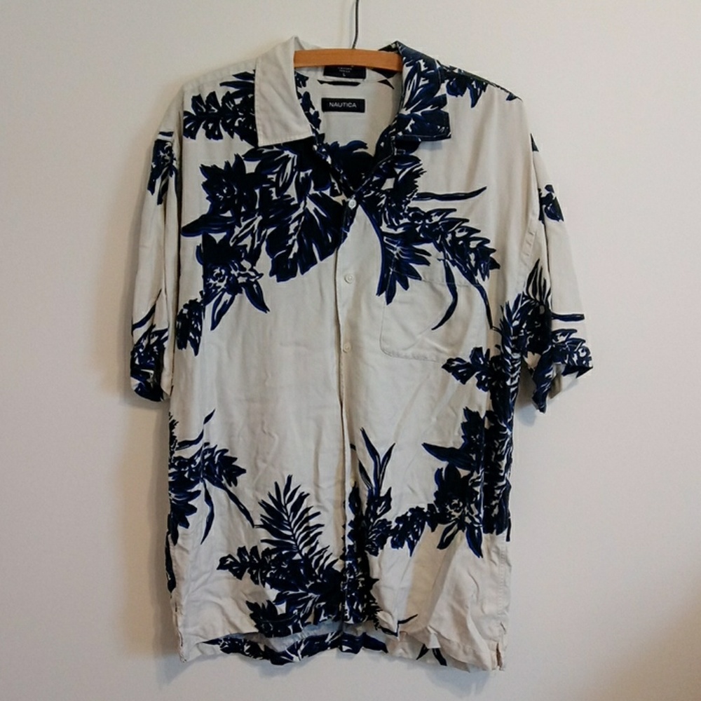 Vintage Nautica Silk Button Down